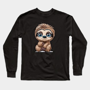 Cute Sloth Long Sleeve T-Shirt